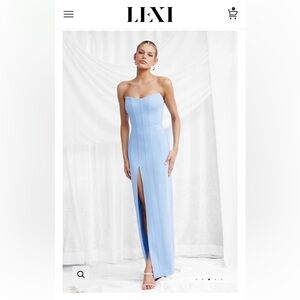 Lexi clothing Leyla maxi dress NWT